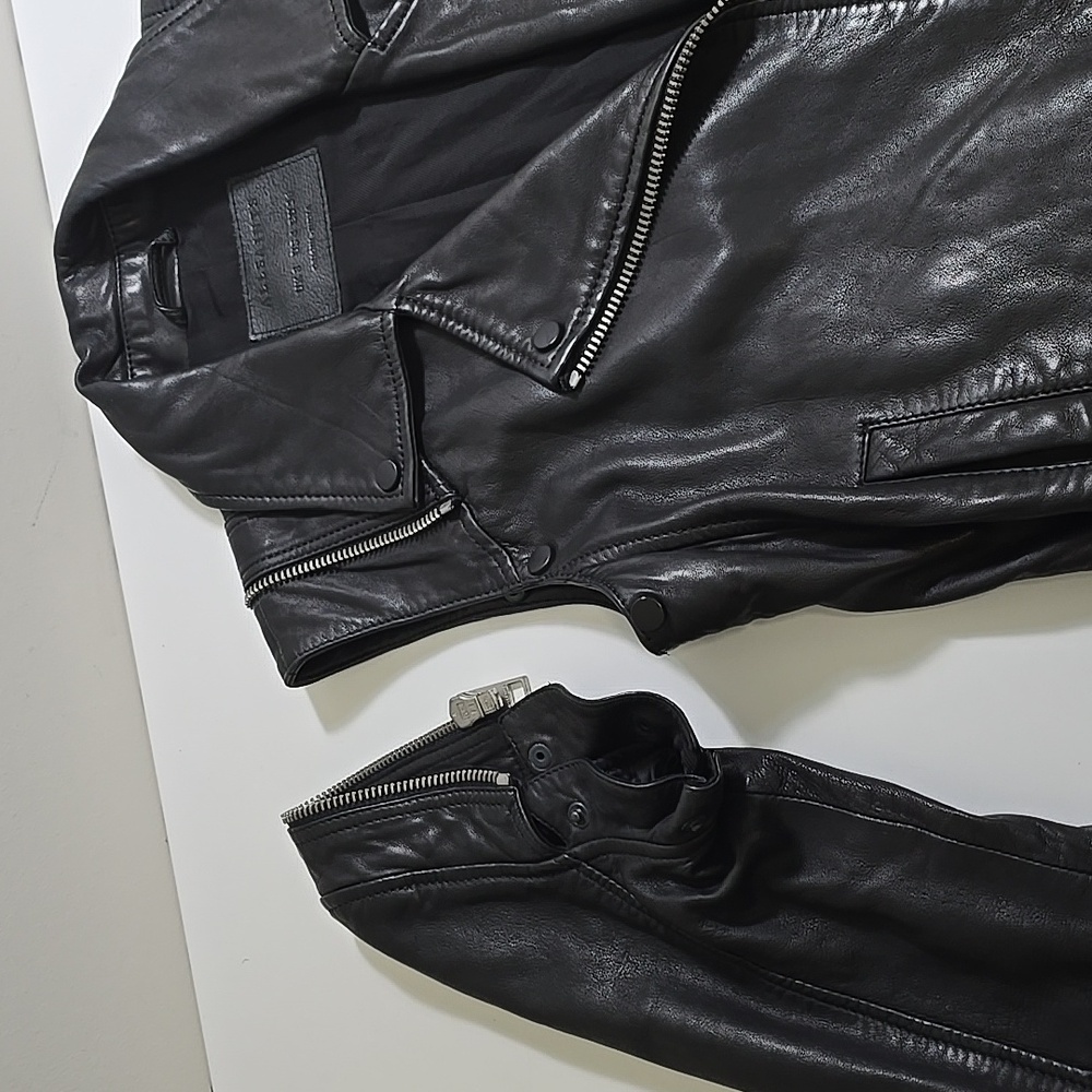 Allsaints Leather Jacket - Picture 11 of 11